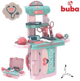 Buba - Детски лекарски комплект Little Doctor Син/розов