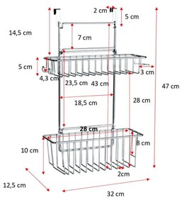 Висяща кошница с щипка - Wenko