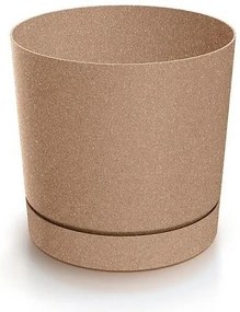 Саксия Tubo P ECO Wood 4665W, 24 см, Натурален