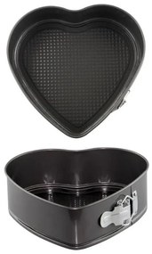 Алуминиева форма за блат СЪРЦЕ с подвижно дъно 20x22xh7см BAKERY-(HC-981190) - Horecano