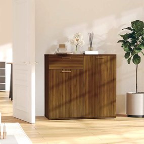 815491 vidaXL Сайдборд, опушен дъб, 80x36x75 см, инженерно дърво