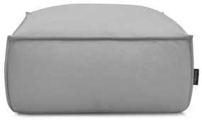 Светлосива табуретка от изкуствена кожа Boheme – Bobochic Paris