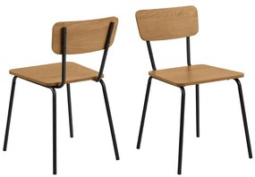 Трапезен стол CARYS 1 бр дъб