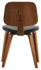 Трапезен стол от орех с тапицерия от изкуствена кожа Classic - vtwonen