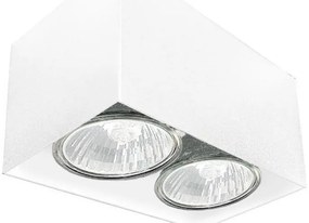 Brosline 1077 - Точково осветително тяло CAGE 2xGU10/10W/230V бяло