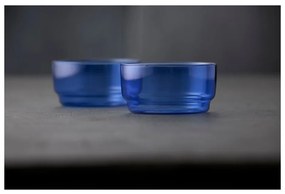 Сини стъклени купички в комплект от 2 бр. 500 ml Torino – Lyngby Glas