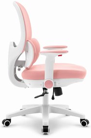 Ергономичен розов детски стол HC-999 - плат