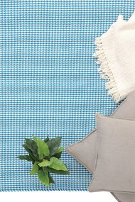 Килим houndstooth caribbean sea-130 x 190 см.