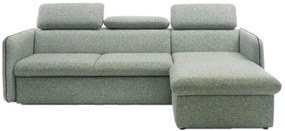 Ъглов диван Leone-Right-Gray Light