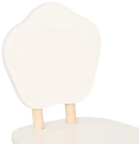Детски стол atmosphera Douceur Organic, MDF, Бял