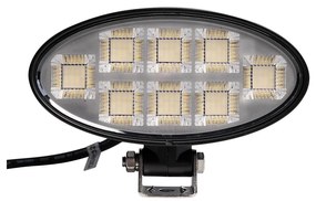 LED Автомобилен прожектор BLACK LED/160W/10-30V IP69 5700K овален
