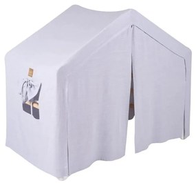 Светлосин/естествен пиклер триъгълник от масивен бор 112x61x94 cm Montessori – Meowbaby