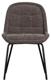 Сиви кадифени трапезни столове в комплект 2 бр. Crate – WOOOD