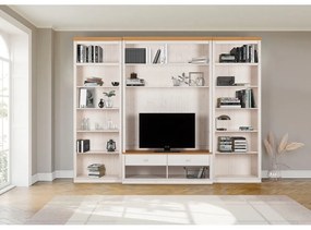 Бял TV комплект от от масивен бор 288x223 cm Anita – Støraa