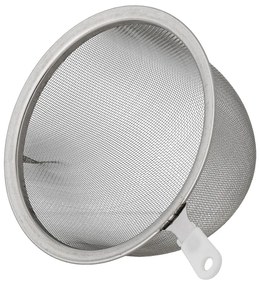 Кремава глинена чаша с коледен мотив с цедка 300 ml Valentin – Bloomingville