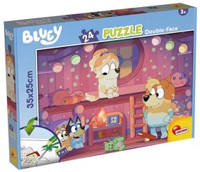 Пъзел, Lisciani, Bluey, Време за история, Двулицев пъзел 24 части