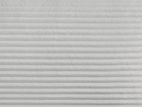 Светлосив разтегателен ъглов диван от рипсено кадифе (ляв ъгъл/"U" форма) Lucien – Bobochic Paris