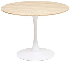 Трапезна маса atmosphera Elias, MDF, 100x76 cm - Бял