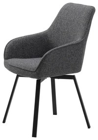 Сив трапезен стол Alma – Unique Furniture