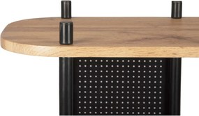 Черна стоманена етажерка Единствена, 80 x 83,5 cm - Leitmotiv