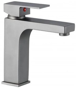 Стоящ смесител за умивалник " ЯСМИНА GUN GRAY" ICF 1008866GG, месинг, сив, 17.5x16см