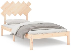 3104858 vidaXL Рамка за легло, 100x200 см, масивно дърво