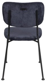 Тъмносини трапезни столове в комплект от 2 броя Benson - Zuiver