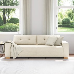 4105097 vidaXL Диван за 3-ма от лен, 180 см