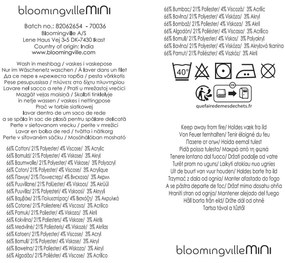 Бебешко одеяло от рециклиран памук 130x160 cm Memmo – Bloomingville Mini