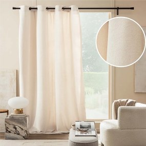 Кремаво перде от букле 140x260 cm Winona – douceur d'intérieur