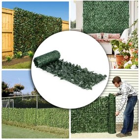 Изкуствен жив плет от бръшлян 500x50 cm