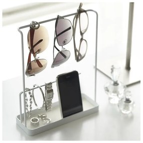 Бяла поставка за очила и бижута Tower - YAMAZAKI