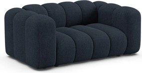 Тъмносин шенилов диван 170 cm Lupine – Micadoni