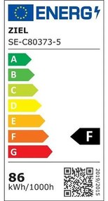 Осветително тяло Ziel Lighting Led SE-C80373-5 Black