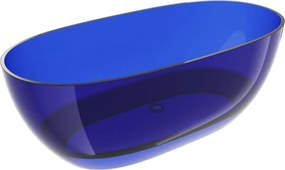 Mexen Pure сапфир самостоятелна прозрачна вана 170 x 80 см, хромирана тапа - 58071708016