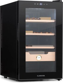Klarstein El Presidente 48, Хумидор за пури, 48L ,  3 чекмеджета, 1 чекмедже от кедрово дърво