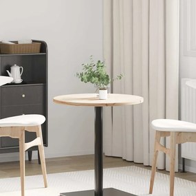 813647 vidaXL Плот за маса, Ø60x2,5 см, бор масив