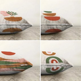 Комплект от 4 калъфки за възглавници със сукуленти, 55 x 55 cm - Minimalist Cushion Covers