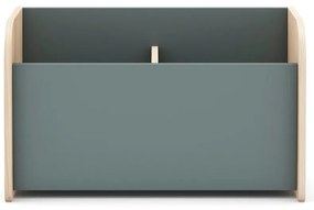 Детска библиотека сиво-зелена 70x42x35 cm Esteban – Marckeric