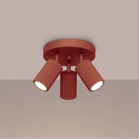 Brilagi - LED точково осветително тяло CRESTO 3xGU10/10W/230V червено