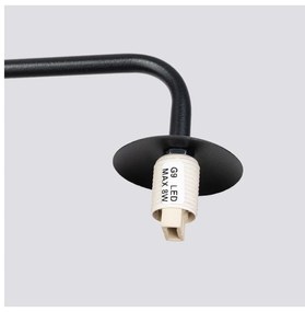 Черно-бяла стенна лампа Beam – Sollux