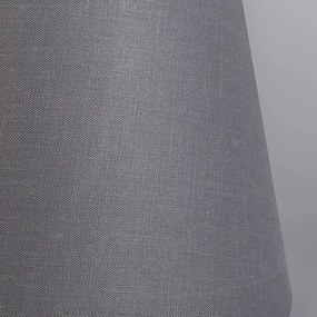 Абажур от лен сив 25/16