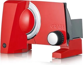 Колбасорезачка Graef SKS100, 170W, Острие 170 мм, Неръждаема стомана, Заключване за деца, Червен