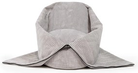 Детски пуф от рипсено кадифе в цвят мента Cocoon 80 – SLOWDOWN