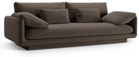 Кафяв кадифен диван 220 cm Torino – Micadoni