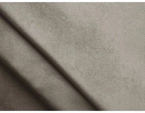 Кафяво-сиво боксспринг легло 140x200 cm с място за съхранение Mikana – Makamii