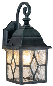 Романтичен външен стенен фенер тъмно зелен - Лондон