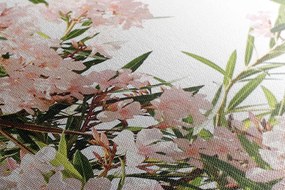 Картина на платно – Айфеловата кула и розови цветя