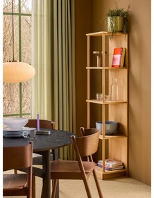 Черна кръгла трапезна маса ø 120 cm Fjord – Hübsch