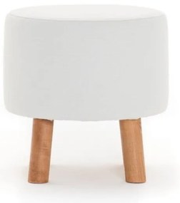 Бяла табуретка Silindir – Balcab Home